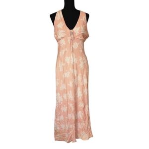 Wild Fable Pink Plunge Sleeveless Maxi Sundress